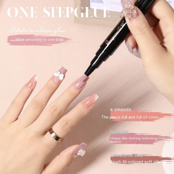 Nail Lazy One-step Glue UV Polish - Image 2