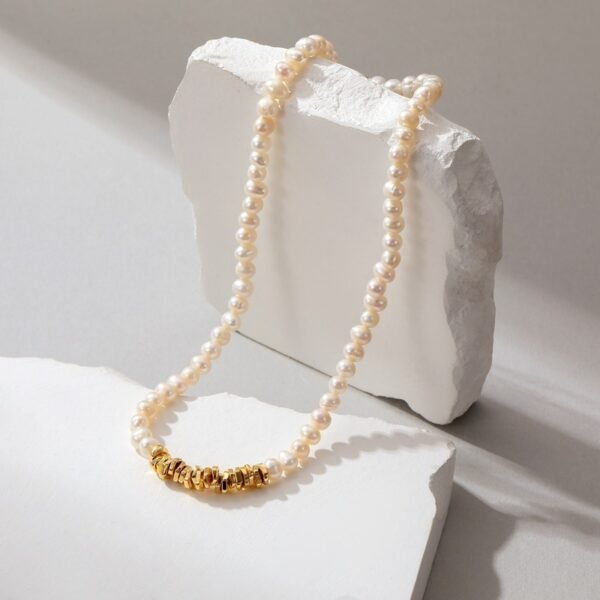 Natural Freshwater Pearl Necklace Ins Style - Image 4