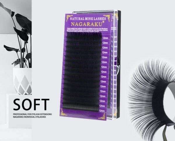 16 Rows Faux Mink Individual Eyelash Lashes - Image 7