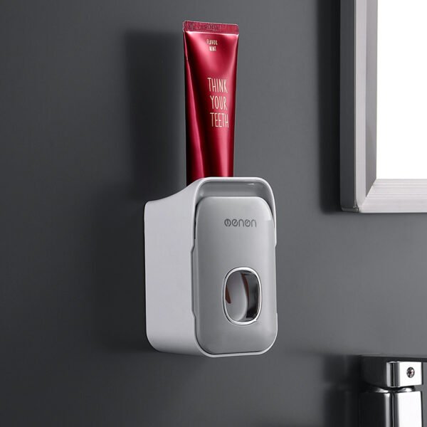 Punch Free Rack Toothpaste Holder Lazy Fantastic Squeezing Tool - Image 3