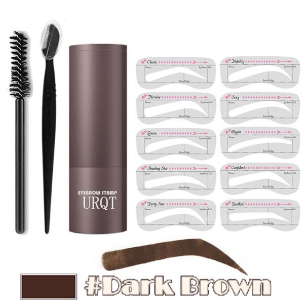 One Step Eyebrow Stamp Shaping Kit Eye Brow Gel - Image 4