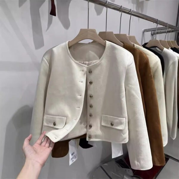 Outerwear Fashion Jacket Leather Coat - Image 4