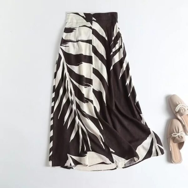 Casual Style Printed Temperament Long Skirt - Image 2