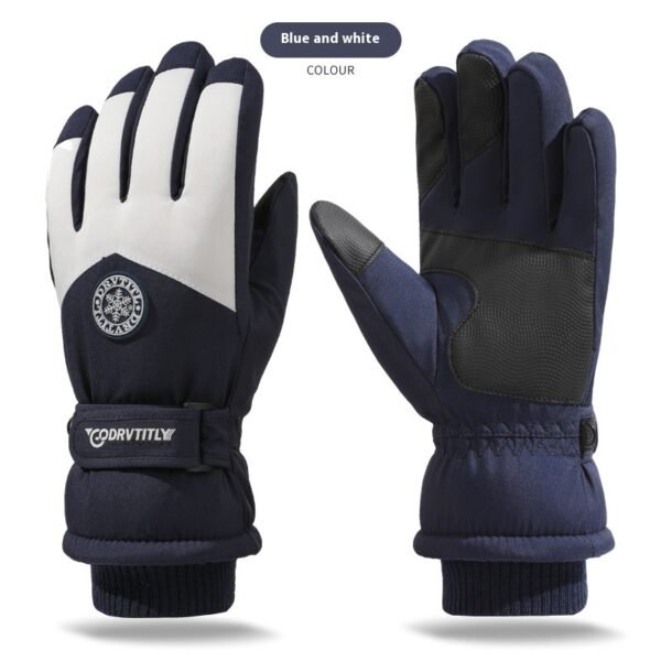 Skiing Gloves Winter Touch Screen Motorcycle Fleece-lined Warm - Image 10