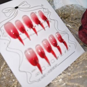 Pure Desire Gradient Cat's Paw Pointed Personality Wear Armor