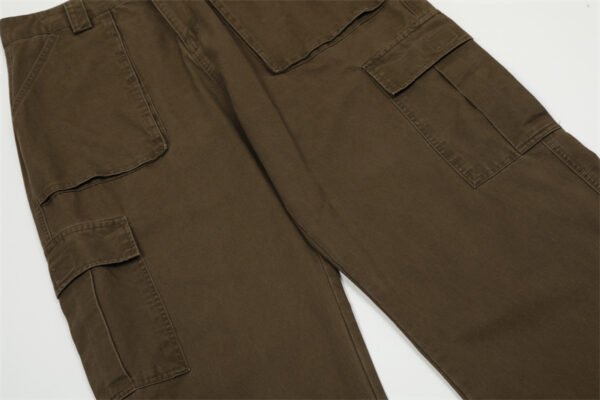 Men's Vintage Wash Loose Straight Leg Pants - Image 7