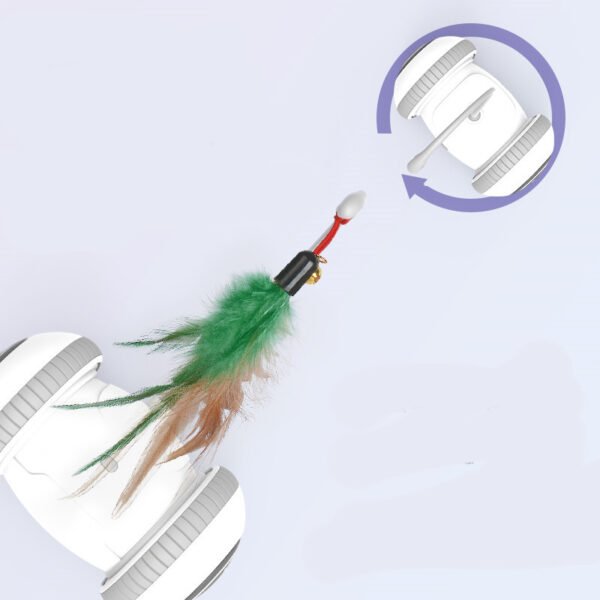 Swappable Head Interactive Cat Feather Toy - Image 8