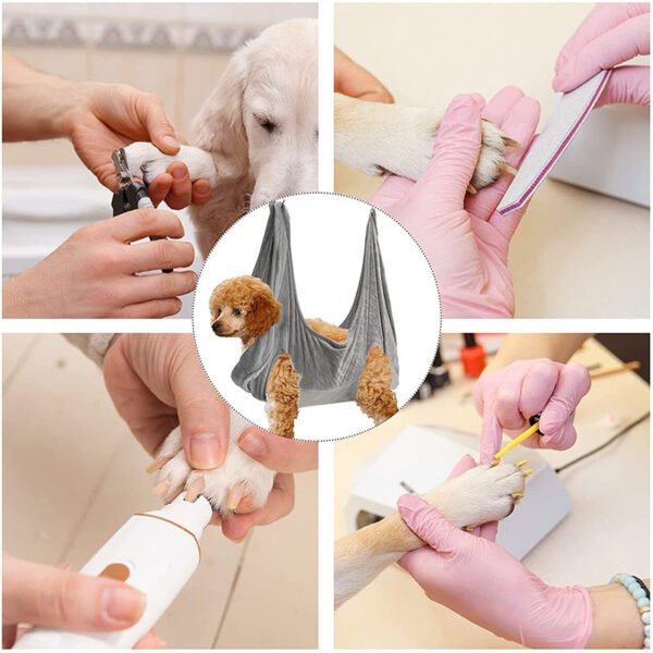 Breathable Dog & Cat Grooming Hammock Restraint Bag - Image 7