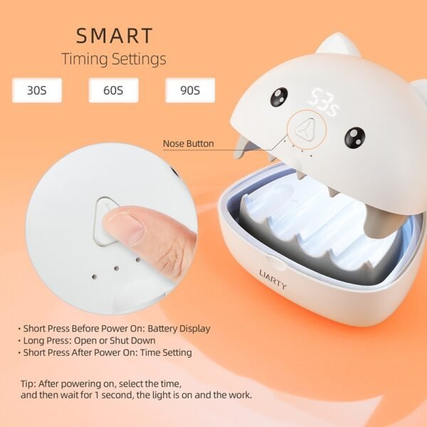 LED Nail Machine Does Not Leak Light And Quick-drying Phototherapy Lamp - Image 5