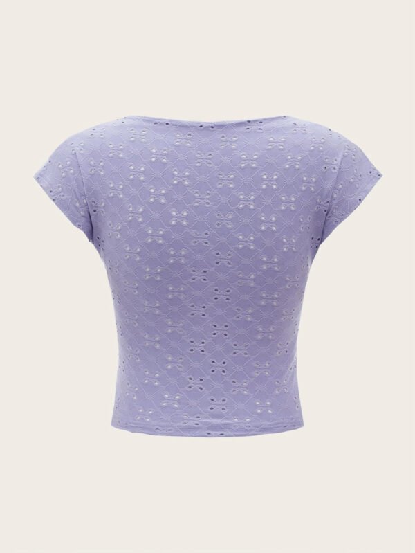 Spring Sweet And Spicy Pure Desire T-shirt Design Sense Sexy Slim-fit Short - Image 3