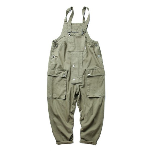 Casual Suspenders Pants Men's Business Shirt Trousers Workwear For Workers Loose Suspenders - Image 5