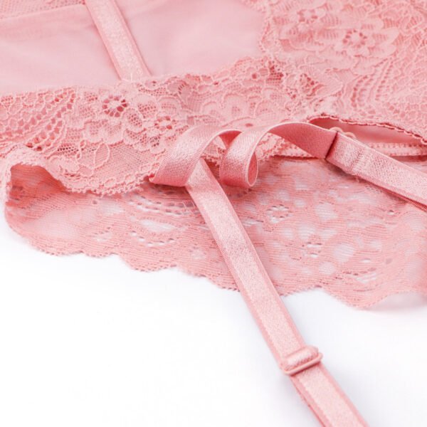 High Waist Underwear Women's Lace Crotch Hip Plus Size - Image 4