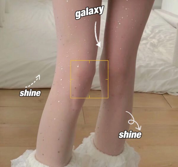 Sequined Stockings Women's Glitter Starry Pantyhose - Image 4