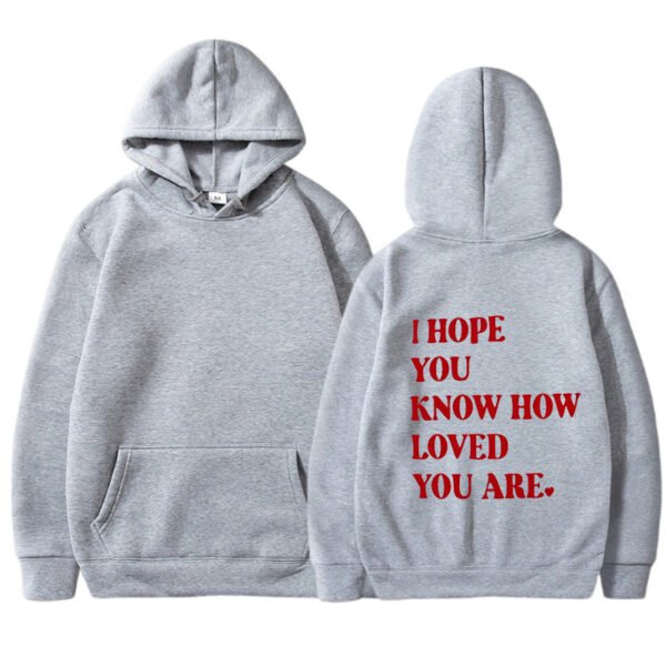 Printed Hoodie Drawstring Hoodie European And American Plus Size - Image 7