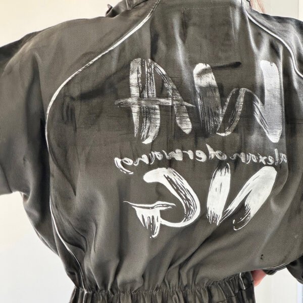 Women's Street Hip-hop Washed Graffiti Brushed Jumpsuit - Image 3