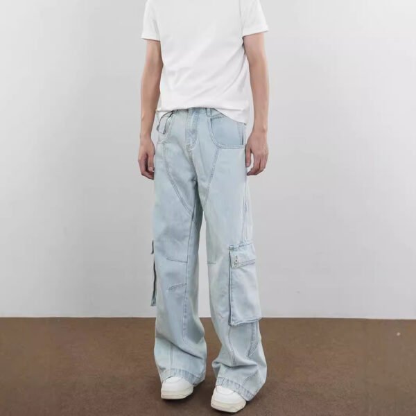 American Retro Gender-free Casual Pants - Image 4