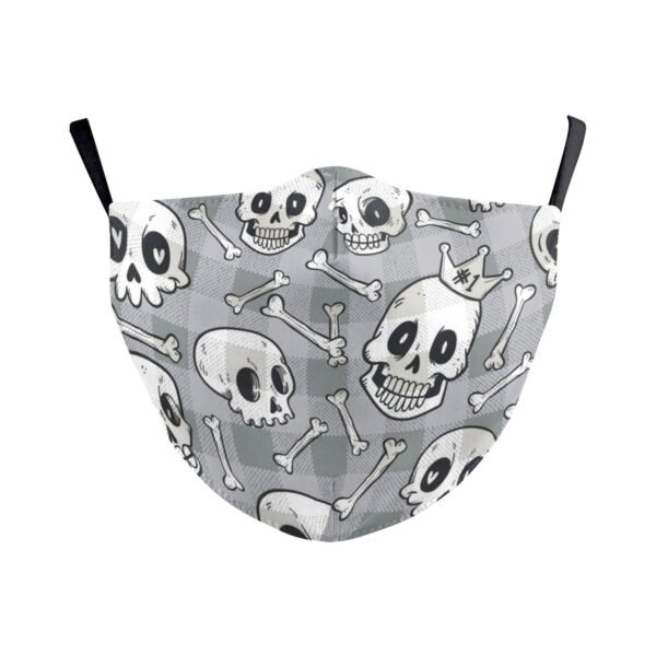 Digital Printing Halloween Skull Pumpkin Creative Design Double-layer Dustproof Mask - Image 9