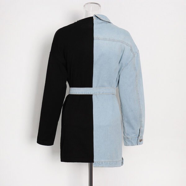 New Fashion Stitching Contrast Color Casual jacket - Image 4