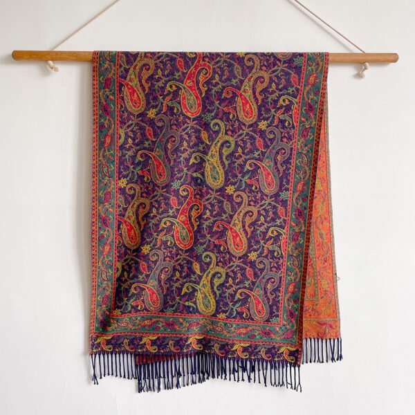 Artificial Cashmere Scarf Women's Ethnic Style Shawl Cape - Image 7