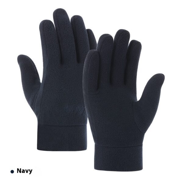 Autumn And Winter Warm Polar Fleece Gloves Riding Thick Fashion - Image 7