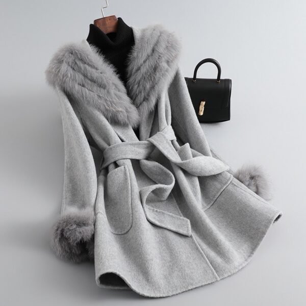 Autumn And Winter Coat Women's Sheepskin Woolen Slim Fit - Image 7