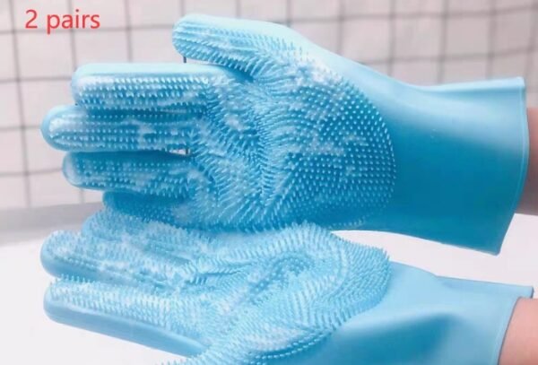 Silicone Dog Grooming Comb & Bath Brush Glove - Image 8