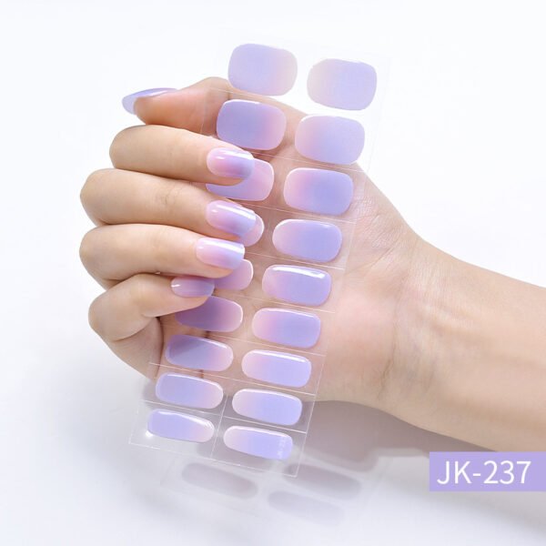 Ice Transparent Cat Eye Aurora Wear Nail Tip Nail Stickers - Image 2