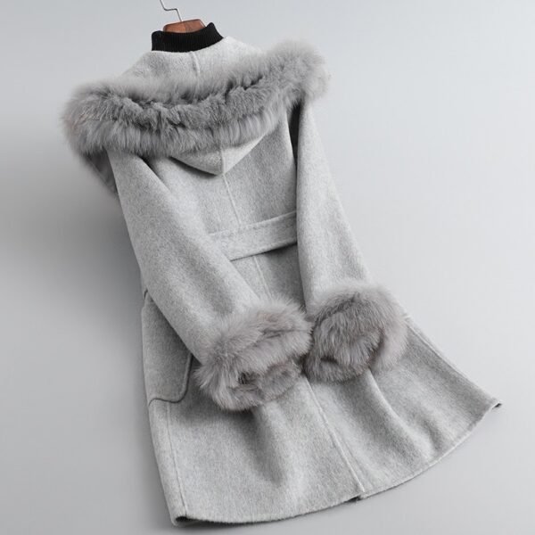 Autumn And Winter Coat Women's Sheepskin Woolen Slim Fit - Image 2