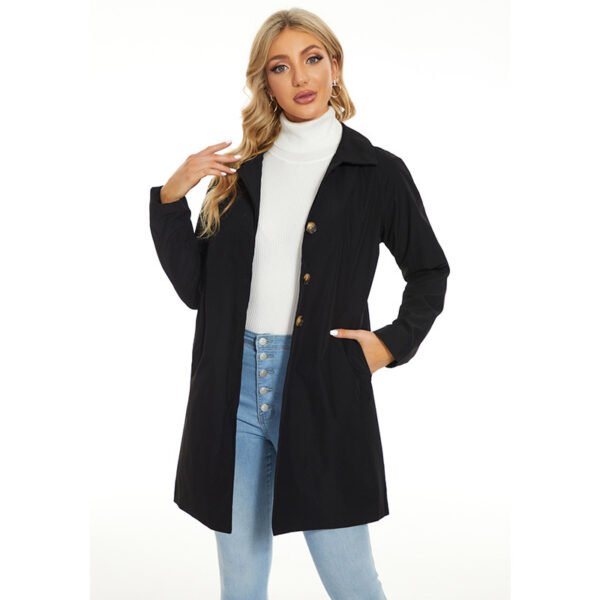 Small British Style Trench Women's Fashionable Temperament Coat - Image 3