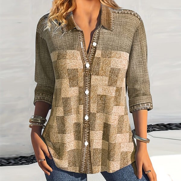 Women's Autumn Vintage Denim Jacket - Image 4
