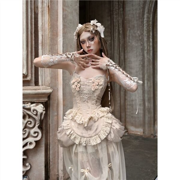 Blood Supply Broken Ballet French Rococo Strap Adjustable Match Oversleeves - Image 6