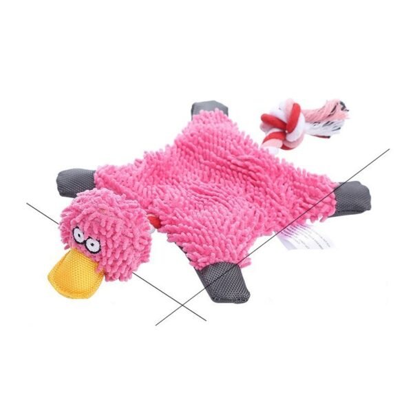 Squeaky Donkey Dog Toy – Plush Molar Chew Bone - Image 9