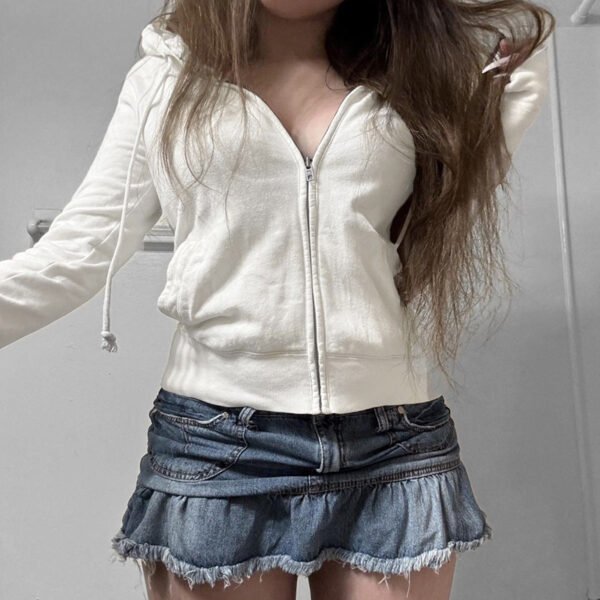 European And American Style Street Leisure Number Printed Hoodie - Image 3