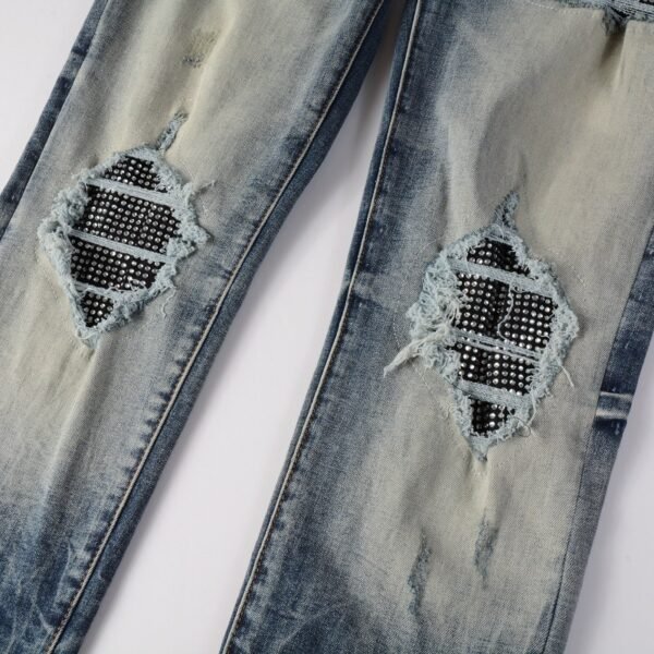 American High Street Men's Jeans Men's Hole Patch - Image 3