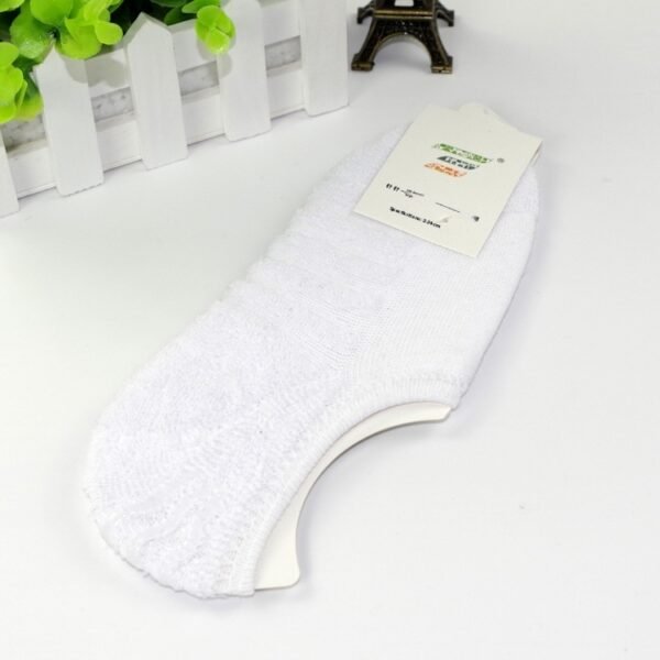 Towel Bottom Ankle Socks Solid Color Sports Leisure Invisible Terry Shallow Mouth - Image 6
