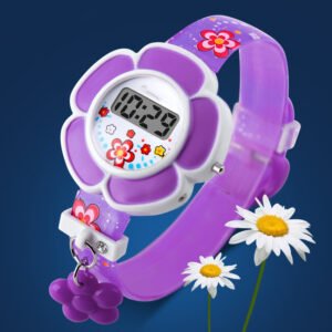 Men's And Women's Cute Fashion Flower-shaped Electronic Watch