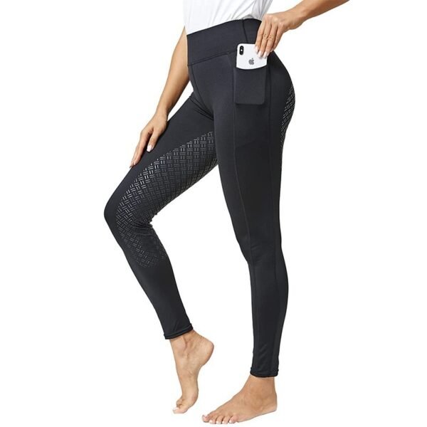 Women's Equestrian Epoxy Non-slip Tights - Image 3
