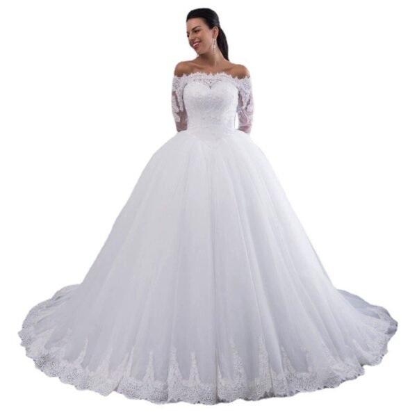 Wedding Bridal Wedding Lace Large Tail - Image 5