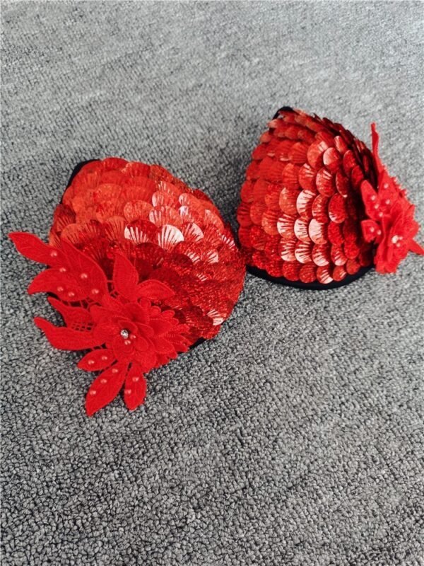 Handmade Sequined Mermaid Scale Bikini Lingerie - Image 9