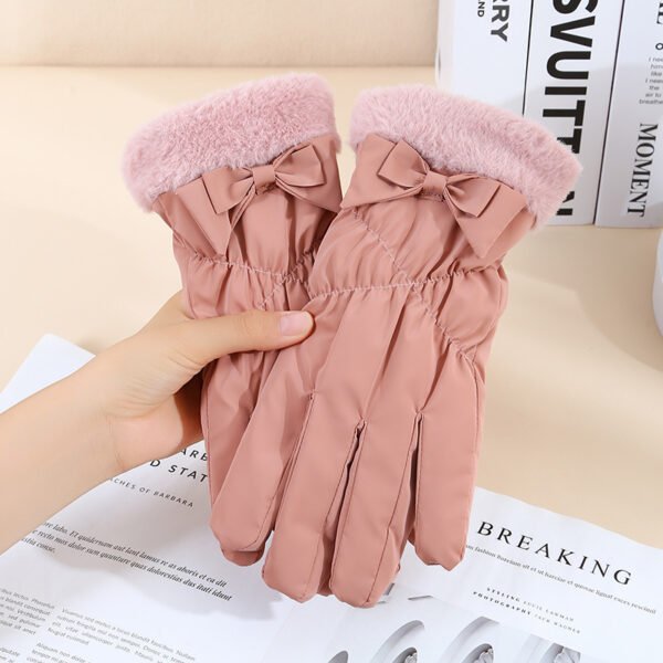 Warm Gloves Winter Women's Touch Screen Fleece-lined Thickened - Image 8