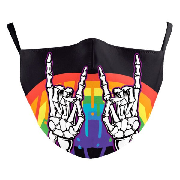Milk Silk Double-layer Halloween Digital Printing Mask - Image 10