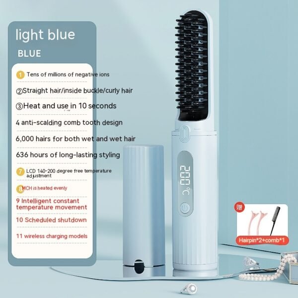 Charging Wireless Straight Portable Mini Non-hurt Power Generation Comb - Image 6
