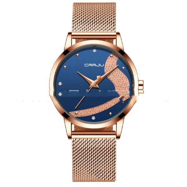 Simple Personality Couple Mesh Belt Genuine Watch - Image 2