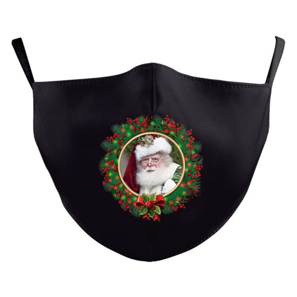 Christmas Red Digital Printing Double-layer Dust Mask - Image 3