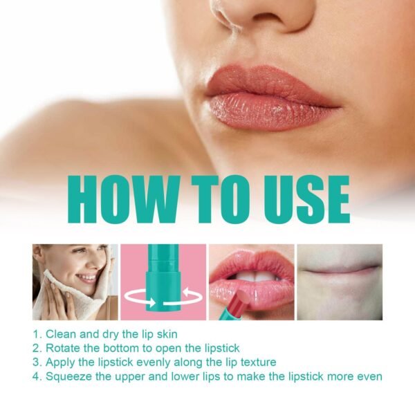 EELHOE Moisturizing Lip Balm - Fades Lip Lines, Dryness, And Dead Skin Nourishing And Hydrating For Plump And Full Lips Lip Gloss - Image 4