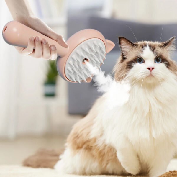 Rechargeable Cat & Dog Grooming Brush with Mist - Image 6