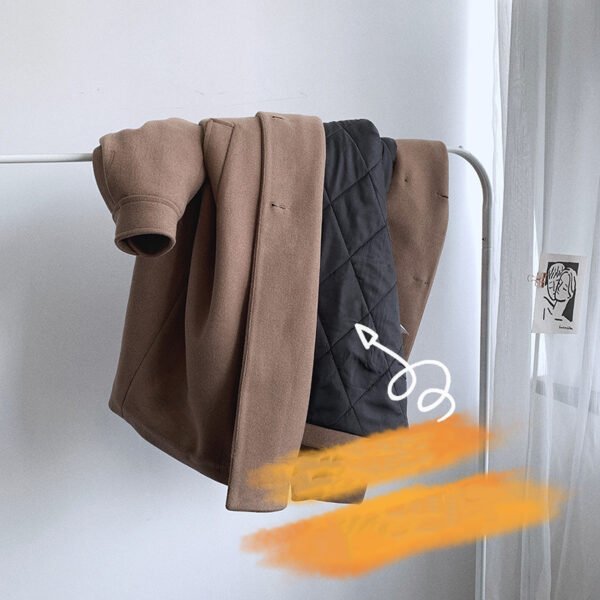 Loose And Thickened Long Coat - Image 5