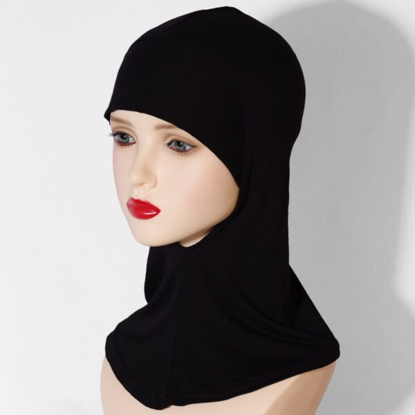 Multi-Color Breathable Neck High Elastic Base Cap Cover Turban - Image 3