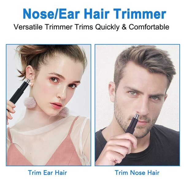 Ear And Nose Hair Tmmer For Men And Women-2020, Professional & Painless Nose Hair Clipper Remover With Stainless Steel Blad & IPX7 Waterproof System  Amazon Banned - Image 6