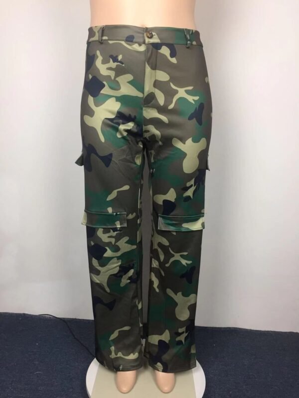 Street Leisure Sports Fans Color Printing Plus Size Pants - Image 4